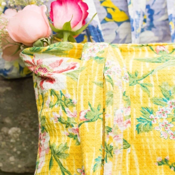 April Cornell Market Tote Bag Water Lily NWT - Picture 2 of 4